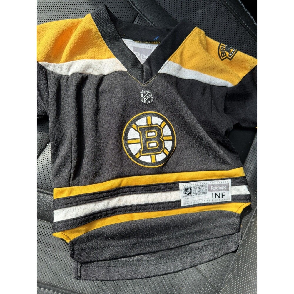 Boston Bruins Baby Infant / INF NHL Hockey Reebok Black Jersey 12 -24 Months